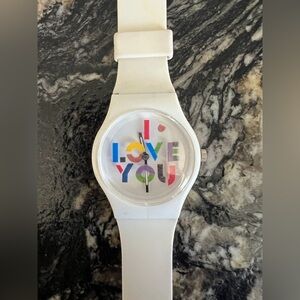 Swatch watch I LOVE YOU Face